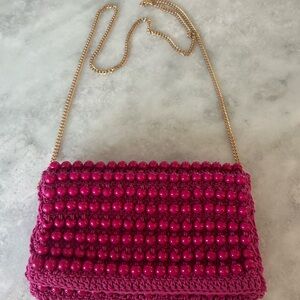 Anthropology beaded bag perfect condition used once